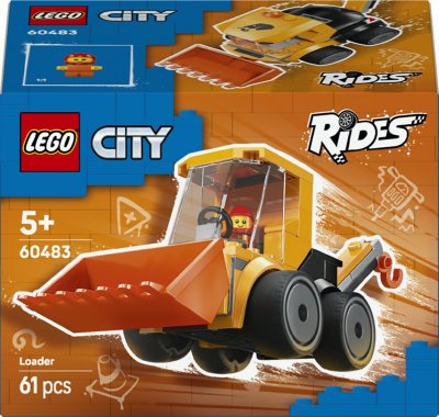 LEGO City 60483 V&eacute;hicules - La chargeuse de chantier - Neuf
