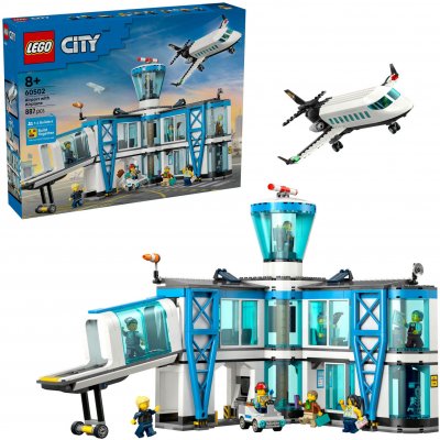 LEGO City 60502 L'a&eacute;roport et l'avion - Neuf