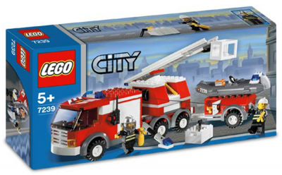 LEGO&reg; City 7239 Le camion des pompiers 