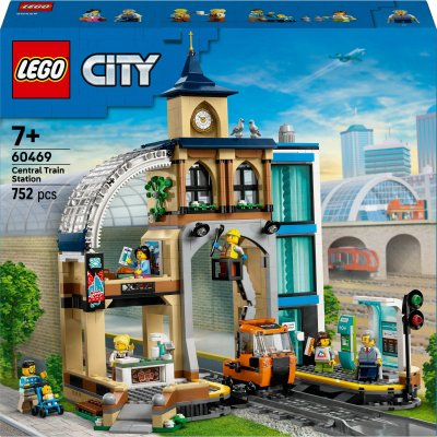 LEGO City Central Train Station Construction Toy Set 60469