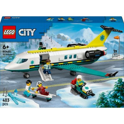 LEGO City Emergency Air Ambulance Airplane Toy Playset 60465