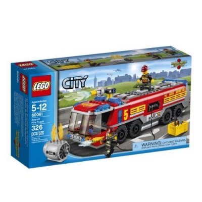 LEGO City Great Vehicles 60061 Le camion de pompiers de l'a&eacute;roport