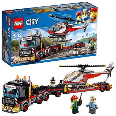 LEGO City Great Vehicles 60183 Le transporteur d'h&eacute;licopt&egrave;re 