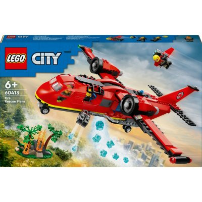 Lego City - L&acute;avion de sauvetage des pompiers, Jouets de construction