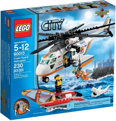 Lego City - L'h&eacute;licopt&egrave;re Des Garde-C&ocirc;tes - 60013