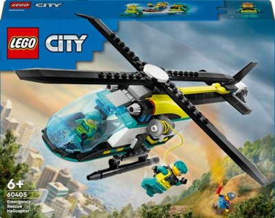 Lego City - L&acute;h&eacute;licopt&egrave;re des urgences, Jouets de construction
