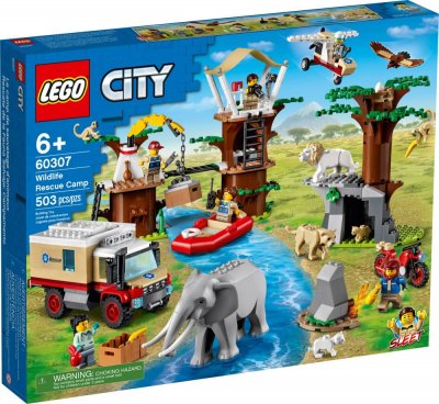 Lego City - Le Camp De Sauvetage Des Animaux Sauvages - 60307