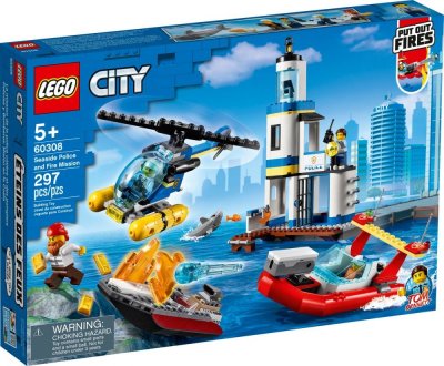 Lego City - Les Garde-C&ocirc;tes Et Les Marins-Pompiers En Mission - 60308