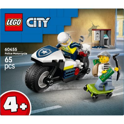 LEGO City Police Motorcycle Chase Toy, Motorbike Set 60455
