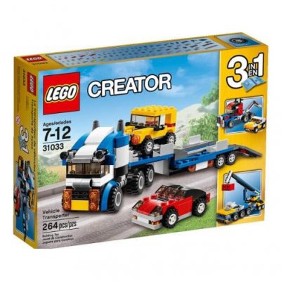 LEGO Creator 3 en 1 31033 Le Transport de V&eacute;hicules 
