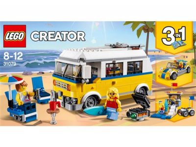 LEGO Creator 3 en 1 31079 Le van des surfeurs 