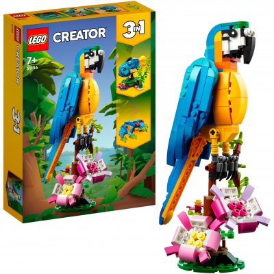 LEGO Creator 3-in-1 Creator 3-en-1 31136 Le Perroquet Exotique