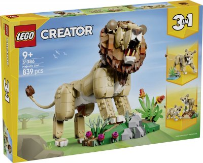 LEGO&reg; Creator 31386 Animaux sauvages : le lion majestueux