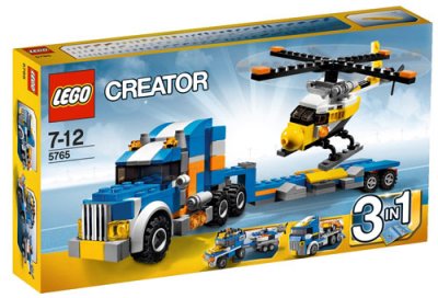 LEGO&reg; Creator 3in1 5765 Le transporteur d'h&eacute;licopt&egrave;re