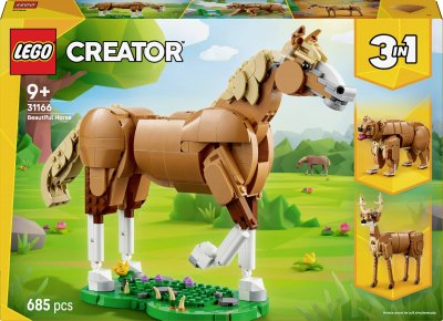LEGO&reg; Creator 3in1 Beautiful Horse Toy Animal Building Set 31166