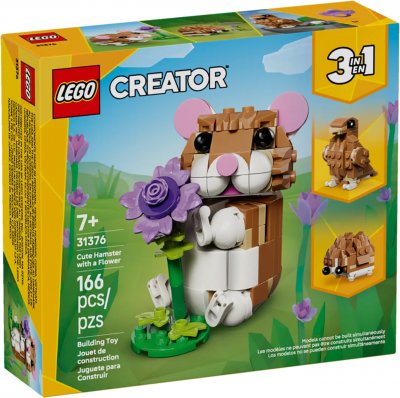 Lego Creator - L'adorable Hamster Et La Fleur - 31376