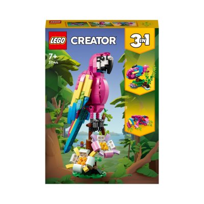 Lego Creator Le Perroquet Exotique Rose 31144 Lego - La Bo&icirc;te
