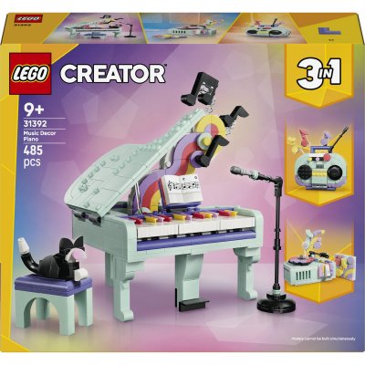 Lego Creator Piano d&eacute;coratif 3-en-1 avec chat, Jouets de construction
