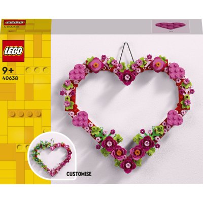 Lego D&eacute;coration en forme de c&acute;ur, Jouets de construction