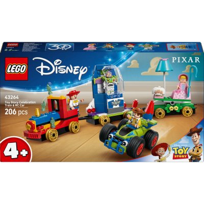 LEGO&reg; Disney Pixar 43264 Le Train en f&ecirc;te et voiture RC Toy Story 
