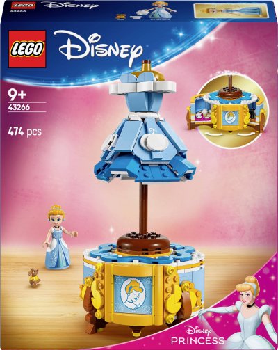 LEGO ǀ Disney Princess 43266 La Robe de Cendrillon - Jeu de construction pour fille 9 ans 