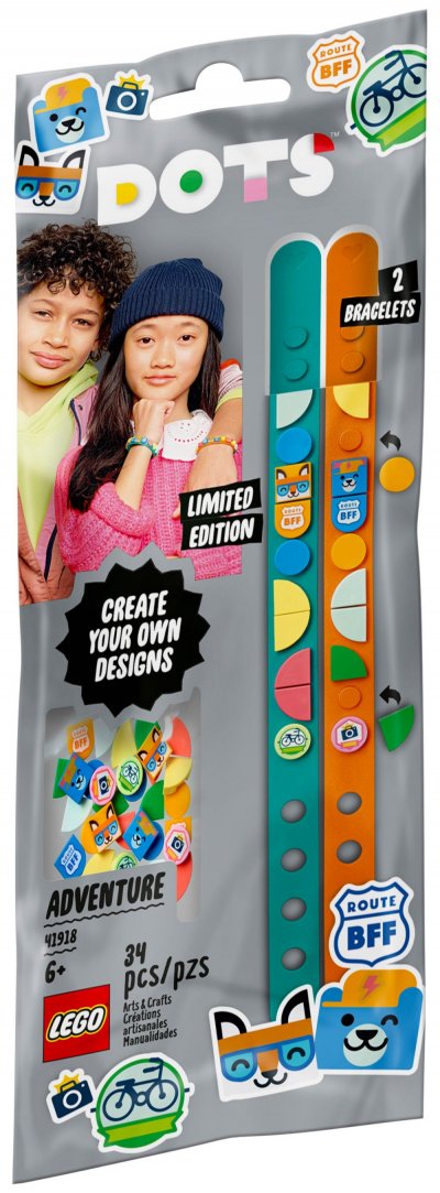 LEGO DOTS 41918 Les bracelets d'Aventure 