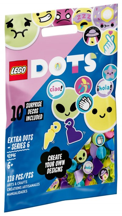 LEGO DOTS 41946 Tuiles de d&eacute;coration DOTS S&eacute;rie 6 