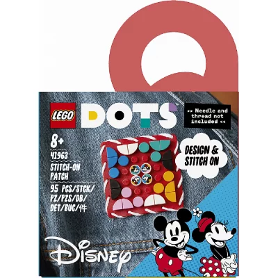 LEGO DOTS 41963 Plaque &agrave; coudre Mickey Mouse et Minnie Mouse 