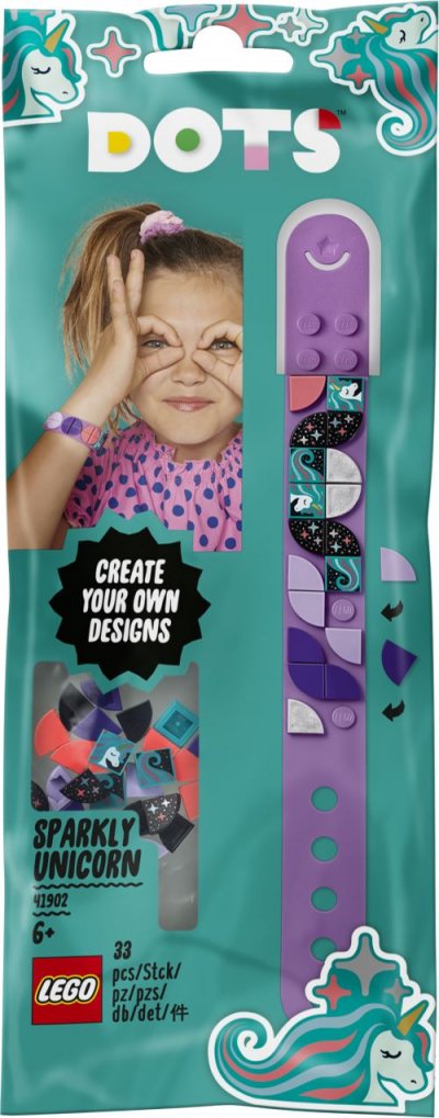 Lego dots le bracelet licorne a paillettes