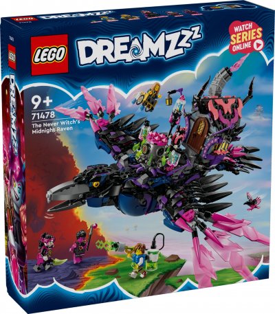 LEGO&reg; DREAMZzz&trade; 71478 Le corbeau de minuit de la Sorci&egrave;re des cauchemars 
