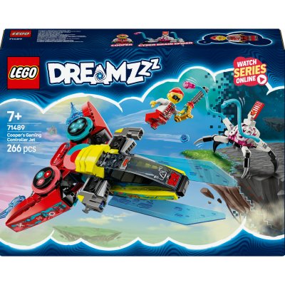 LEGO DREAMZzz 71489 L&rsquo;avion-manette de jeu de Cooper - Jouet de construction 3-en-1 