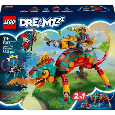 LEGO&reg; DREAMZzz&trade; 71492 Le cam&eacute;l&eacute;on cracheur de feu de Mateo