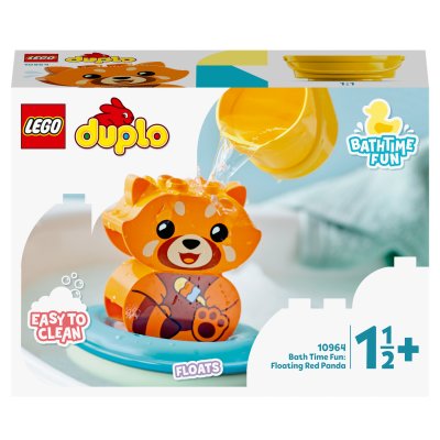 LEGO DUPLO 10964 Jouet de bain Le panda rouge flottant 