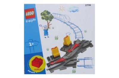 Lego Duplo 2736 Les Aiguillages - Accessoires Train Duplo - Rails Circuit