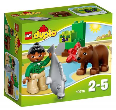 Lego duplo legoville - 10576 - jeu de construction - le repas de l'ours brun 10576