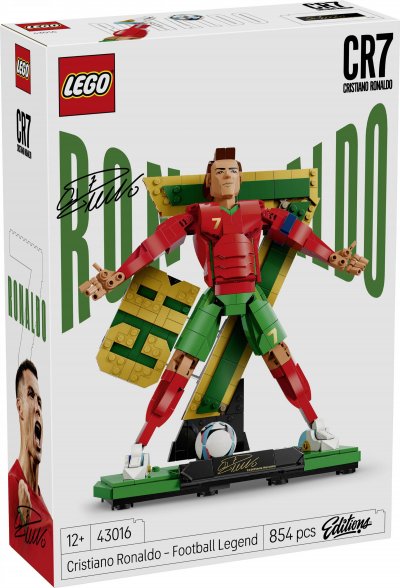 LEGO&reg; Editions - Cristiano Ronaldo - L&eacute;gende du Foot - 43016