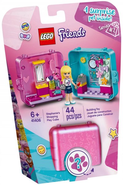 LEGO&reg; Friends 41406 - Le cube de jeu shopping de St&eacute;phanie