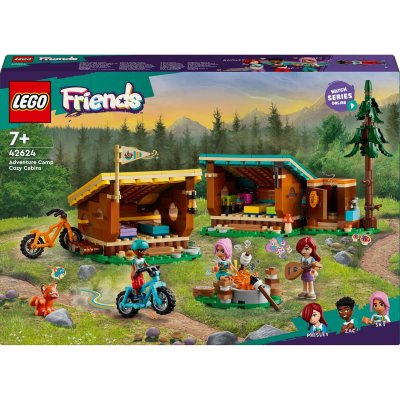 LEGO&reg; Friends 42624 Les cabanes chaleureuses de la base de loisirs 