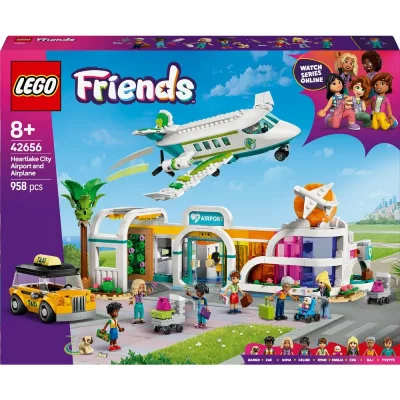 LEGO&reg; Friends 42656 L&rsquo;a&eacute;roport et l&rsquo;avion de Heartlake City Exclusivit&eacute; Fnac 