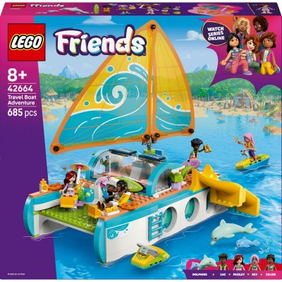 LEGO&reg; Friends Travel Boat Adventure Building Kit Role-Play Toy 42664