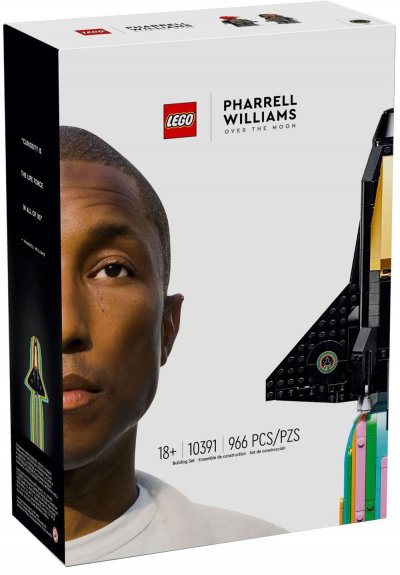 LEGO&reg; Icons 10391 La t&ecirc;te dans les &eacute;toiles avec Pharrell Williams Exclusivit&eacute; Fnac 
