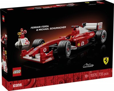 LEGO&reg; Icons - Ferrari F2004 et Michael Schumacher - 11375