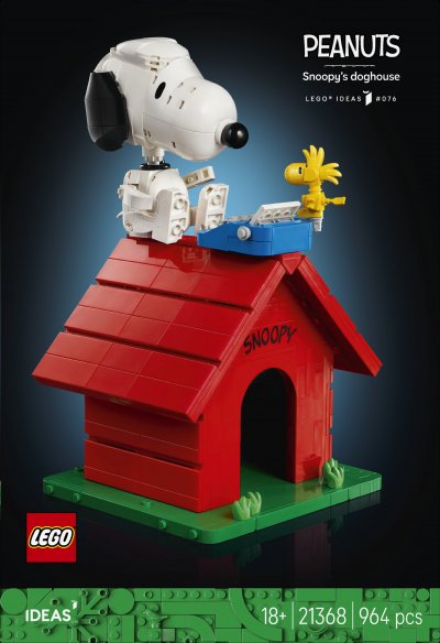 LEGO&reg; Ideas 21368 Peanuts : la niche de Snoopy