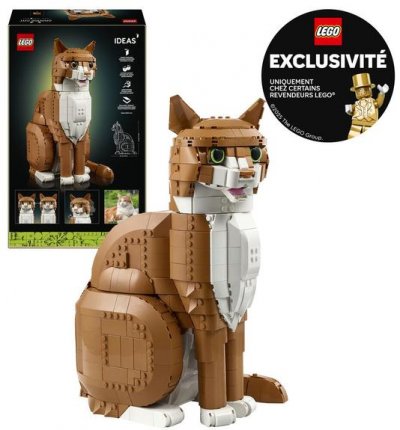 Lego Jeu De Construction Ideas 21376 Orange Cat