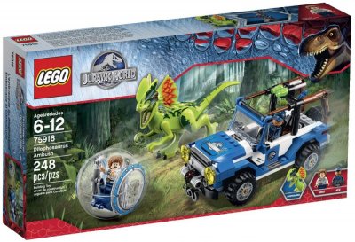 LEGO Jurassic World 75916 l'Embuscade du Dilophosaure 