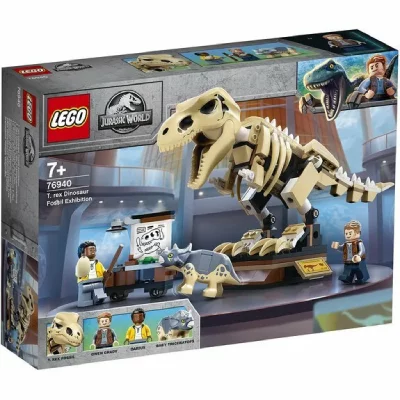 LEGO Jurassic World: T. rex Dinosaur Fossil Toy Set (76940)