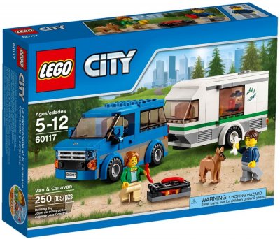 Lego La camionnette et sa caravane - 60117