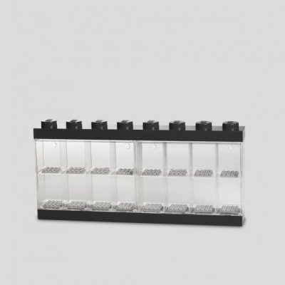 Lego large minifigure case black