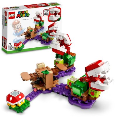 LEGO Mario 71382 Ensemble d&acute;extension Le d&eacute;fi de la Plante Piranha