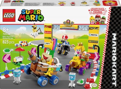 Lego Mario Kart&acute;: Jeu De Construction Baby Peach Et Grand Prix